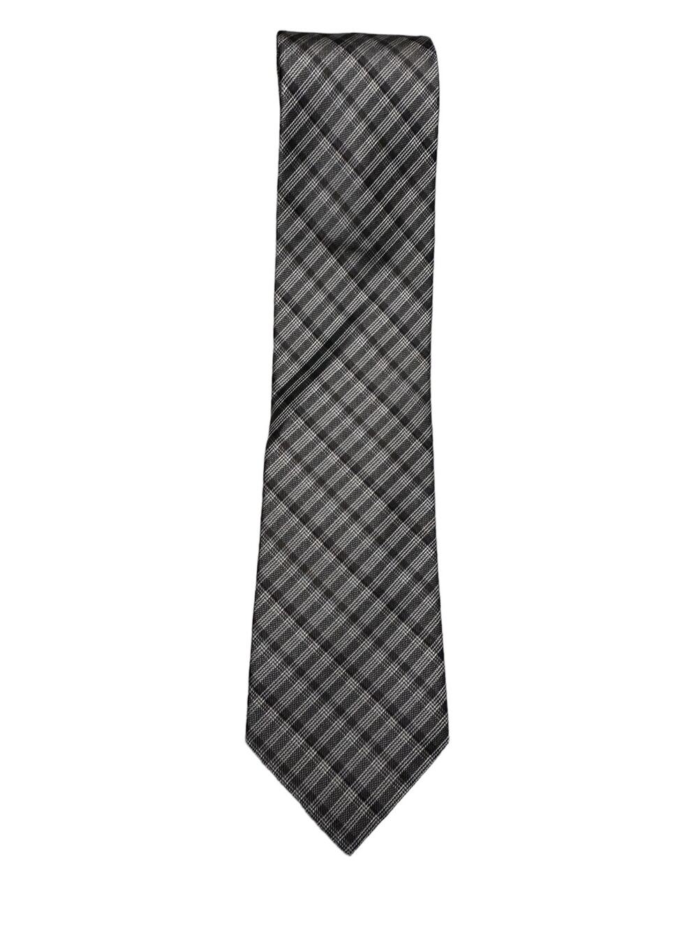 Calvin Klein Tie Gray Brown Blue